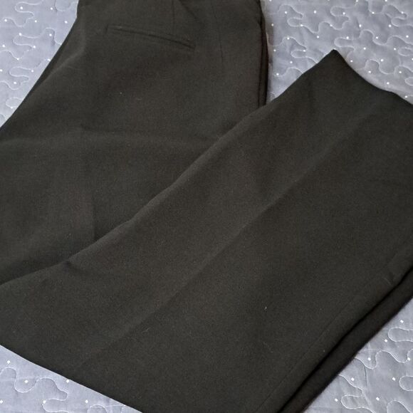 Allen B. By Allen Schwartz black lined wide leg pants size 16 - Picture 1 of 5